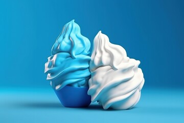 National Ice Cream Day Concept. National Ice Cream Day Background. National Ice Cream Day Theme. Generative Ai.