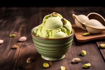 National Ice Cream Day Concept. National Ice Cream Day Background. National Ice Cream Day Theme. Generative Ai.