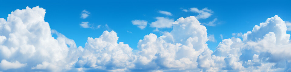 Naklejka na ściany i meble blue sky with cloud panorama style blackground