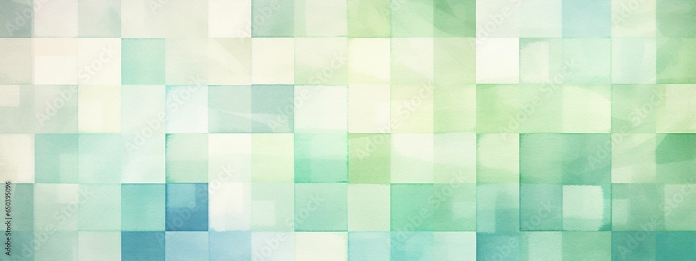 Poster ai generated illustration of a vibrant abstract background featuring an array of geometric shapes