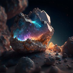 geographic galaxy gemstone properties very detailed sharp focus stunning dreamy 8k resolution Ray Tracing 8k HD cinematography photorealistic epic composition Unreal Engine Cinematic Color Grading 