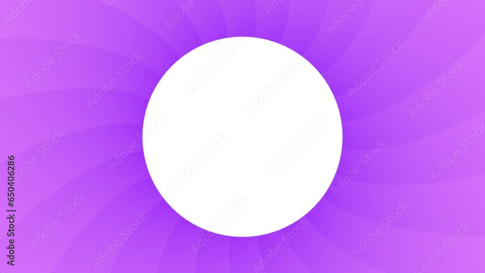 Poster purple fluid circular background made of smooth lines. decor. rendering animation.