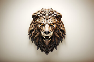 lion logo design - obrazy, fototapety, plakaty
