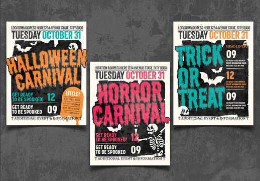 Spooky Halloween Posters