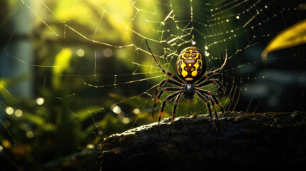 spider on the web