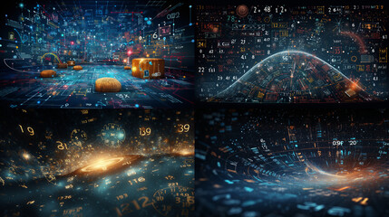 Obraz premium abstract background with space