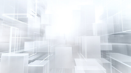 Fototapeta premium White abstract background, in the style of light white and light gray. Created with Generative AI