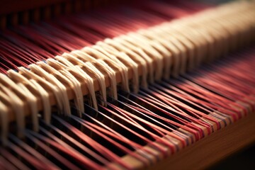 Close-Up of Piano Strings and Internal Mechanism