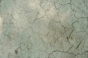 Closeup of a cracked stone surface under the bright light