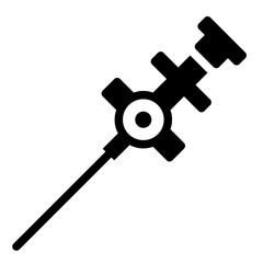 Cannula dentist tool icon