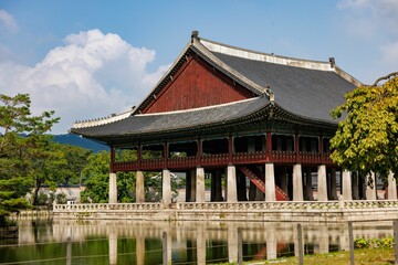 Gyeonghoeru Pavilion in Gyeongbokgung Palace, the banquet hall for kings.
