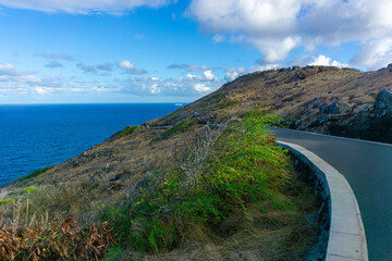Southeastern coastline of Oahu, Hawaii, from Makapu'u Point lighthouse trail