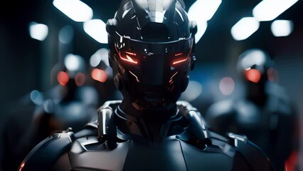 In the depths of a virtual reality training program, a cybersoldier faces off against an army of holographic enemies, showcasing their advanced combat skills and cybernetic prowess.