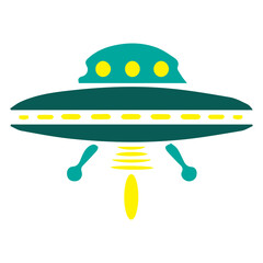 Cute Ufo Illustration