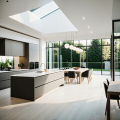 Modern minimalist style kitchen