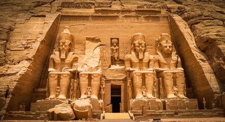 Ancient Egyptian Temple at Anu Simbel
