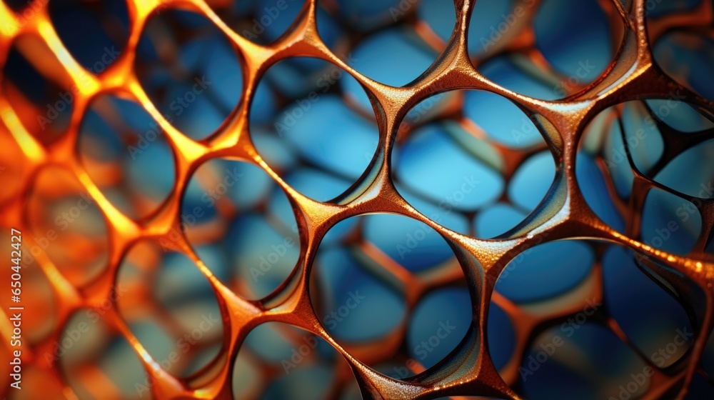 Poster this captivating macro photograph unveils the bewildering complexity of microscopic membranes, unvei