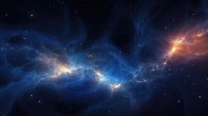 Unveiling the mysterious beauty of the universe, this space image showcases cosmic strings oscillating with graceful fluidity, intertwined with starry constellations as they traverse Mod3f