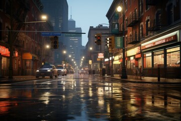 Photorealistic Rain Artistry: Hyper-Realistic 8K Deluge
