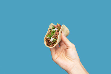 Hand Held Soft Taco