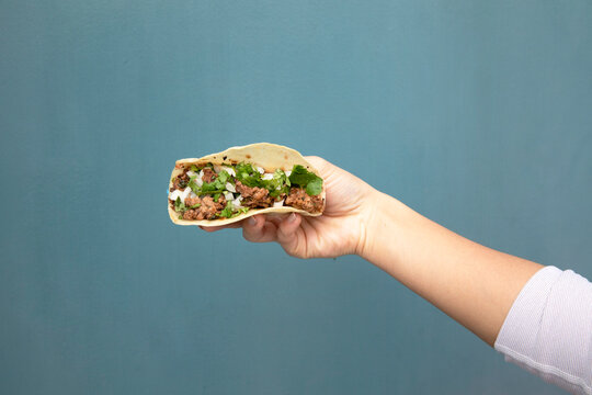 Hand Holding Taco 3