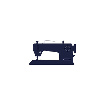 Sew machine icon. Simple illustration of sew machine icon for web design isolated on white background.