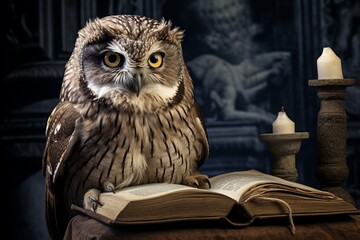 Philosopher Owl: Pondering the Mysteries of the Universe