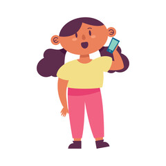 girl speaking on cell phone