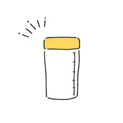 プロテインシェイカーのイラスト