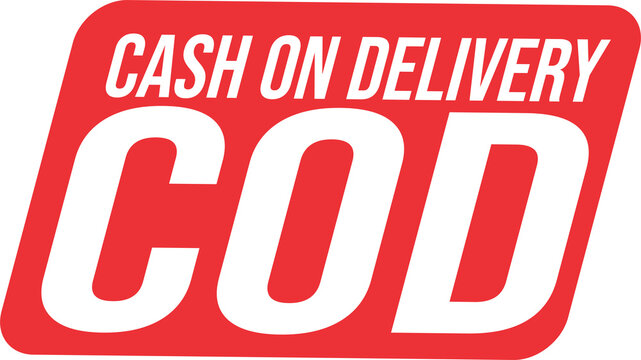Cash on delivery stamp badge
