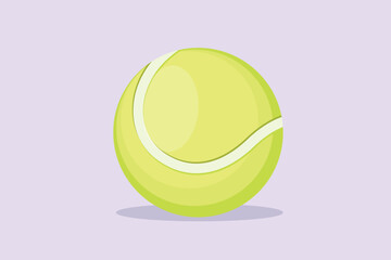 Round and oval balls for different sports and recreational activities concept. Equipment for sport games. Colored flat vector illustration isolated. 