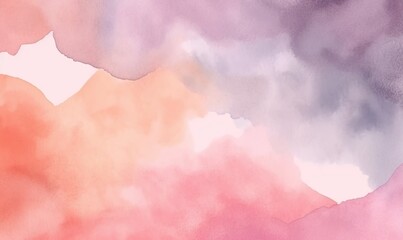 Simple watercolor background.