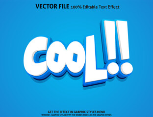 Cool! 3D editable text effect