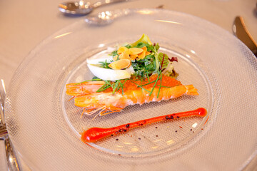 フレンチ　魚料理　french Shrimp