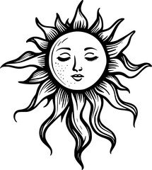sun cartoon