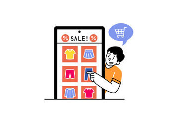 People in Self Development Activity Illustration in flat style design for your education, school organization, finance, and business 