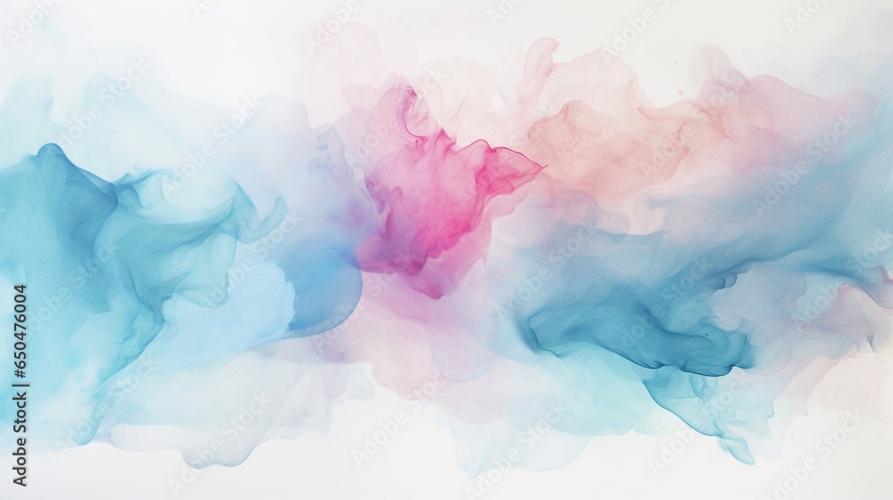 Aufkleber Generative AI : A warm and gentle image of watercolor painting. Grange elements for banner design and decoration.
