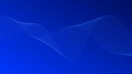 abstract blue background with waves