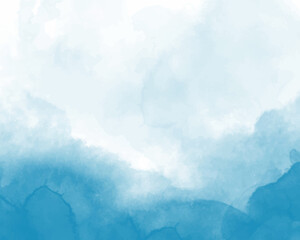 Fototapeta premium Abstract splashed watercolor background. Design for your cover, date, postcard, banner, logo.