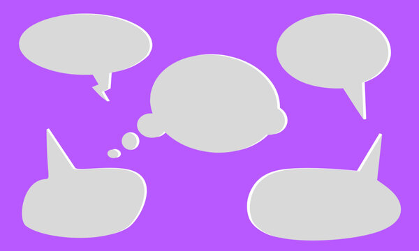 Chat de conversaci&oacute;n. Nube de conversaci&oacute;n. Forma de conversaci&oacute;n. Hablar y dialogar.