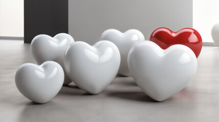 hearts, health and love