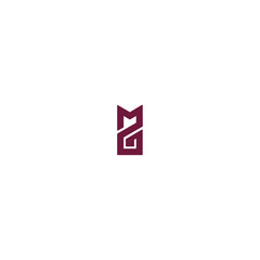 Simple Initial MG Logo Design