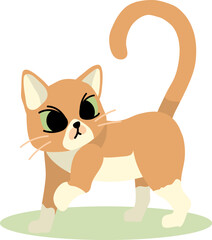 Play Cat Illustration