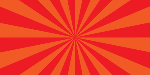 Abstract red sunburst background
