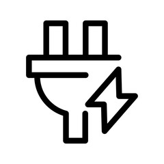 Electricity Icon Vector Symbol Design Illustration