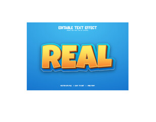 Editable 3d text effect styles