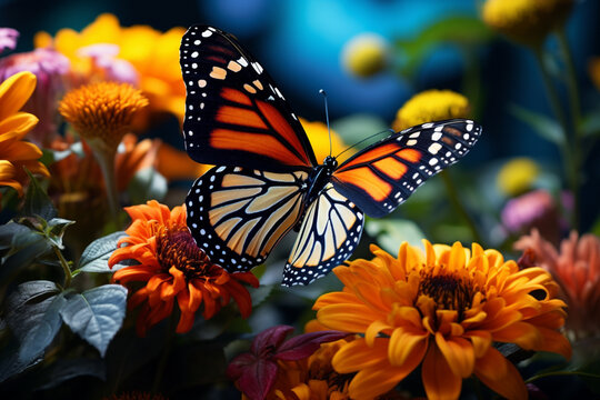 monarch butterfly on flower