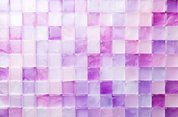 purple and white tile background with small squares - generative ai