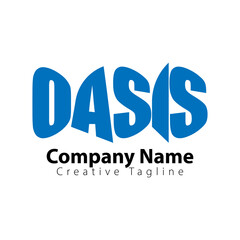 Oasis Logo Vector Design on White Background