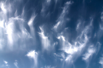 blue sky with clouds - 650503855